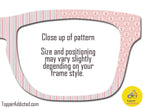 Brave Hearts Breast Cancer Awareness Pink Ribbon Topper | Pair Eyewear Magnetic Metal Toppers | Support, Hope & Love Toppers for Awareness