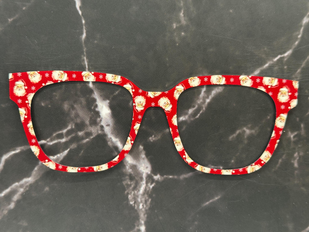 small Santa on toppers for pair eyewear top frames