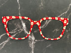 small Santa on toppers for pair eyewear top frames