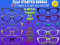 Ella Pair Eyewear Compatible - Top Frames for with Pair Glasses - 11 Topper Collection - bundle priced