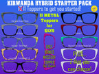 Kirwanda Hybrid Pair Eyewear Compatible - Top Frames for with Pair Glasses - 11 Topper Collection - bundle priced - Fits KIRBY