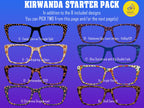 Kirwanda Hybrid Pair Eyewear Compatible - Top Frames for with Pair Glasses - 11 Topper Collection - bundle priced - Fits KIRBY