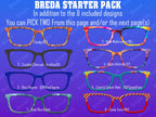 BREDA Toppers - Top Frame Compatible with Pair Eyeware 11 Topper Bundle - bulk priced