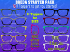 BREDA Toppers - Top Frame Compatible with Pair Eyeware 11 Topper Bundle - bulk priced