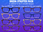 BREDA Toppers - Top Frame Compatible with Pair Eyeware 11 Topper Bundle - bulk priced