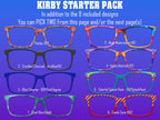 KIRBY Toppers - Top Frame Compatible with Pair Eyeware 11 Topper Collection - bundle priced