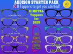 Addison Pair Eyewear Compatible - Top Frames for with Pair Glasses - 11 Topper Collection - bundle priced