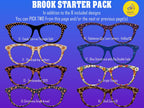 Brook Pair Eyewear Compatible - Top Frames for Pair Glasses - 11 Topper Collection - bundle priced