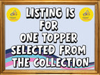 Solid Color Topper Collection – 20 Bold & Fashionable Options + Choose Your Own with a Custom Hex Code! Pair Eyewear Compatible
