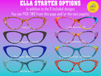 Ella Pair Eyewear Compatible - Top Frames for with Pair Glasses - 11 Topper Collection - bundle priced