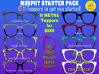 Murphy Pair Eyewear Compatible - Top Frames for Pair Glasses - 11 Topper Collection - bundle priced