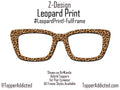 Leopard Print Topper for Pair Eyewear | Metal Magnetic Top Frames with Design Options