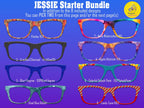 Jessie Pair Eyewear Compatible - Top Frames for Pair Glasses - 11 Topper Collection - bundle priced