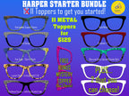 Harper Pair Eyewear Compatible - Top Frames for Pair Glasses - 11 Topper Collection - bundle priced