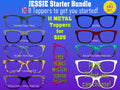 Jessie Pair Eyewear Compatible - Top Frames for Pair Glasses - 11 Topper Collection - bundle priced