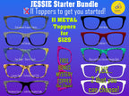 Jessie Pair Eyewear Compatible - Top Frames for Pair Glasses - 11 Topper Collection - bundle priced