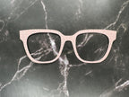 Brave Hearts Breast Cancer Awareness Pink Ribbon Topper | Pair Eyewear Magnetic Metal Toppers | Support, Hope & Love Toppers for Awareness