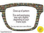 Bookshelf Bliss Metal Magnetic Toppers for Pair Eyewear Book Lovers Library Top Frames