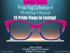 Pride Flag Toppers for Pair Eyewear | Metal Magnetic Fronts