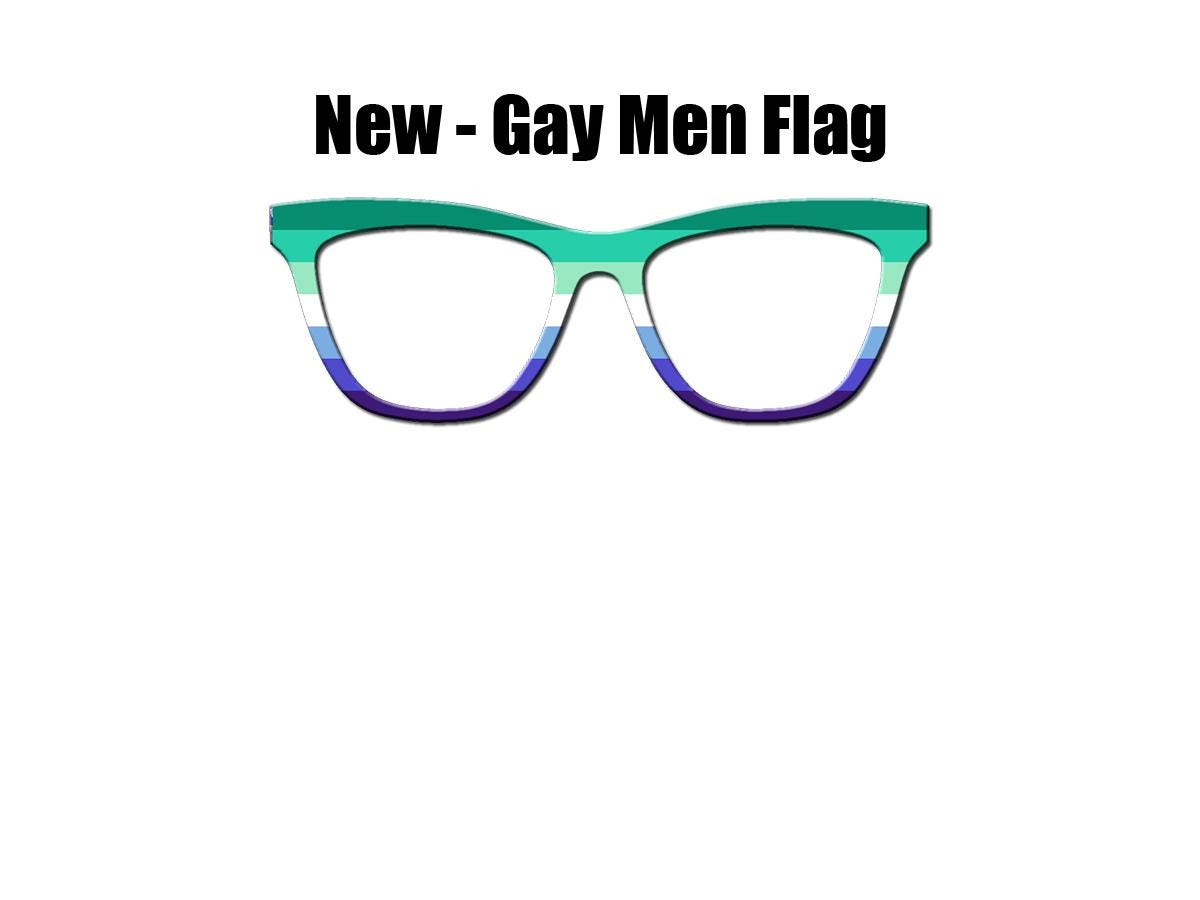 Pride Flag Toppers for Pair Eyewear | Metal Magnetic Fronts