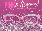 Pink & Sequin Print - w/Visual Design Tools