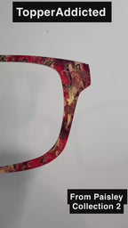 Paisley Collection of Metal Magnetic Toppers for Pair Eyewear | 12 Unique Patterns | All Styles | Fast Shipping.