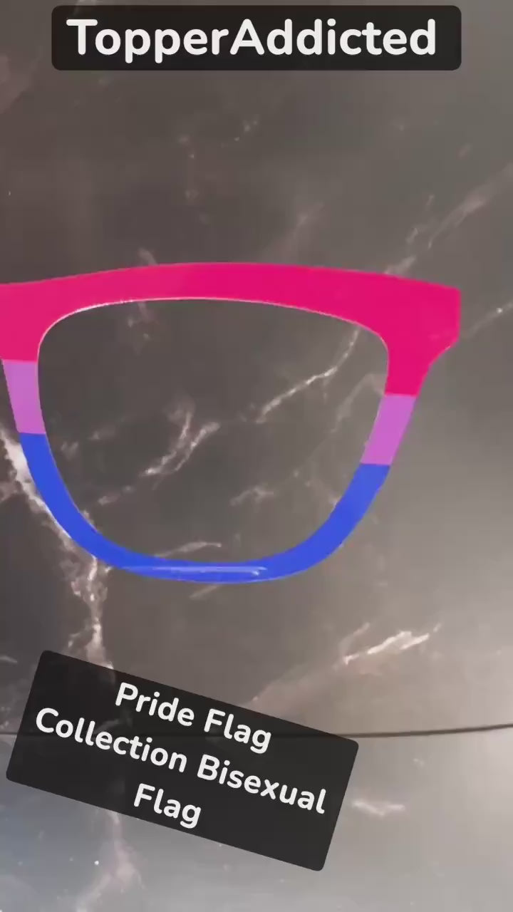 Pride Flag Toppers for Pair Eyewear | Metal Magnetic Fronts