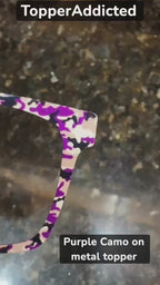 Purple Camo Magnetic Topper for Pair Eyewear – Available in Full Frame, Split, or Fade – on high quality metal. Fast Shipping.