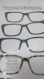 Kirwanda Hybrid Pair Eyewear Compatible - Top Frames for with Pair Glasses - 11 Topper Collection - bundle priced - Fits KIRBY