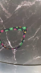 Neon Nightmare Webs Pair Toppers | Colorful Spiderweb Toppers for Pair Eyewear Magnetic Frames Lightweight Metal Topper Frames Fast Shipping