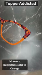 Monarch Butterfly Glasses Toppers – Metal Magnetic Cover compatible with all Pair Eyewear – Full Frame, Split, Fade & Double Fade Options