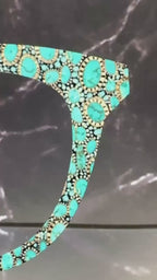 Turquoise Royale Magnetic Glasses Topper | Southwestern Print
