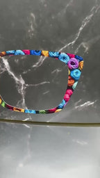 Colorful Balls of Yarn Metal Magnetic Topper for Pair Eyewear for fiber artists