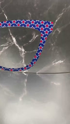 Double Star Delight – Patriotic Red, White & Blue Magnetic Topper for Pair Eyewear | Land That I Love Collection Made in Texas USA