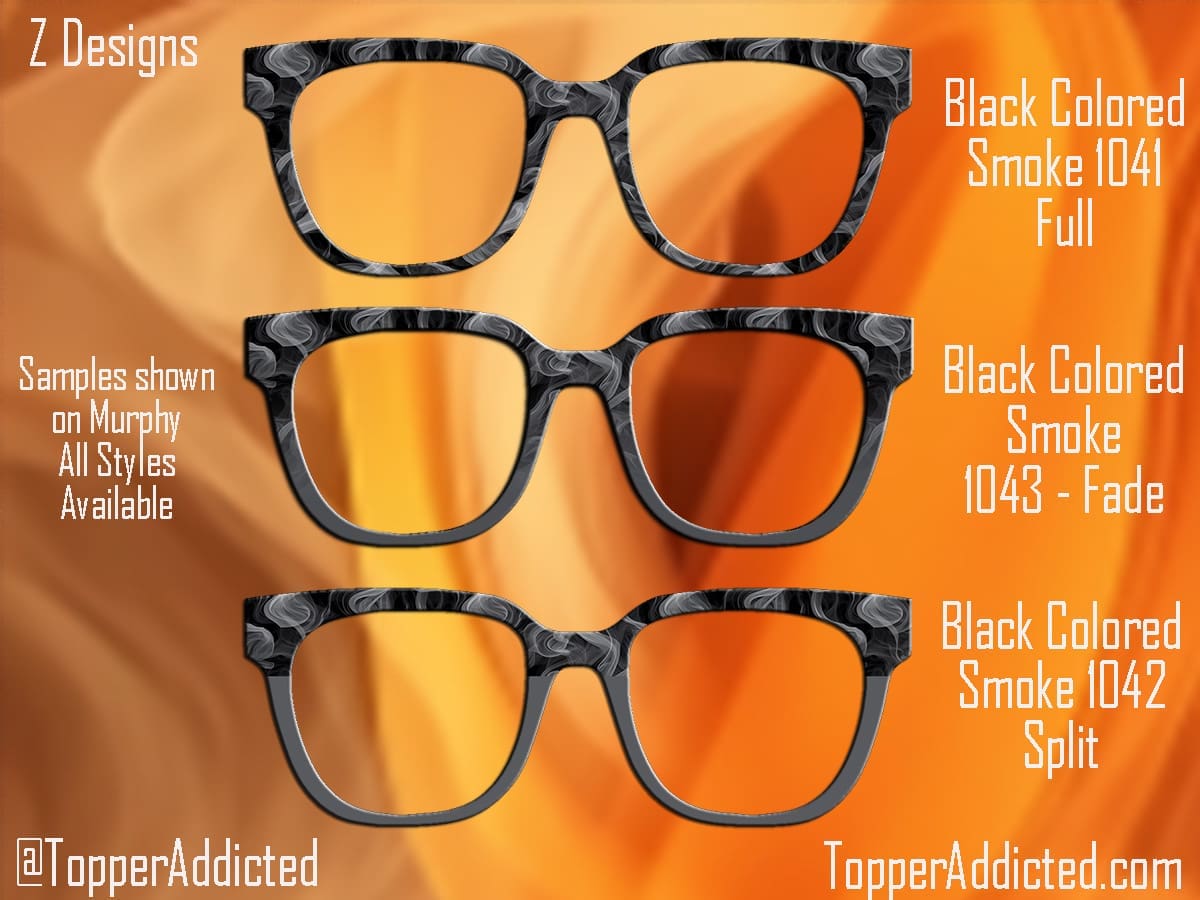 Z-Design – Black/Grey Smoke Magnetic Toppers👓