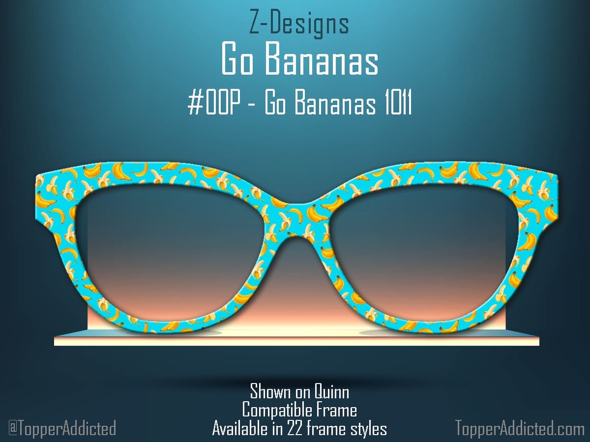 Z-Design – Go Bananas – Quirky Fun Magnetic Topper👓