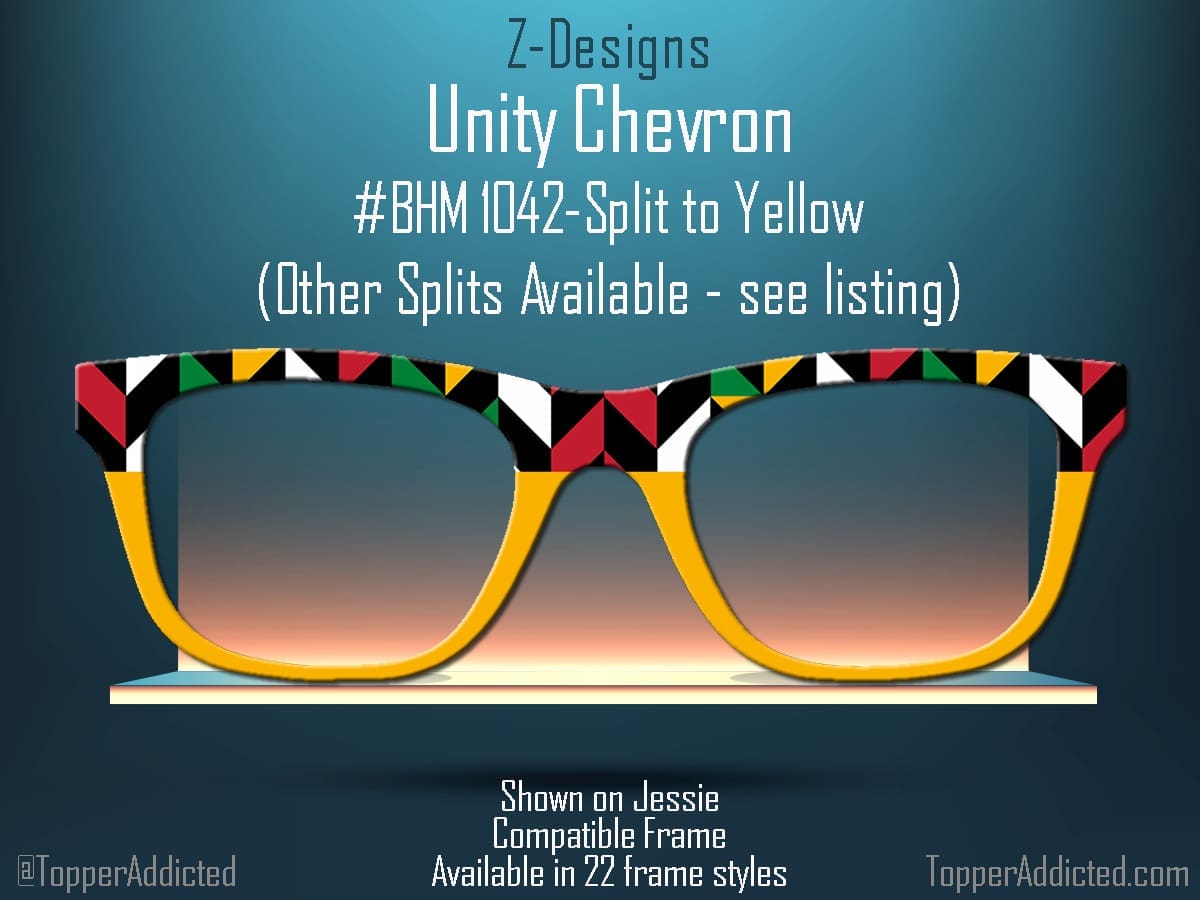 Z-Design – Unity Chevrons – Black History Month Topper