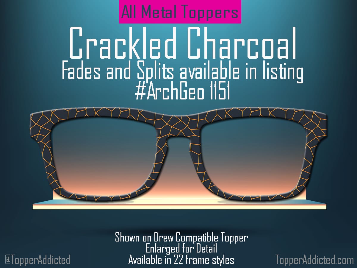 Z-Design – Crackled Charcoal with Fade and Split Options