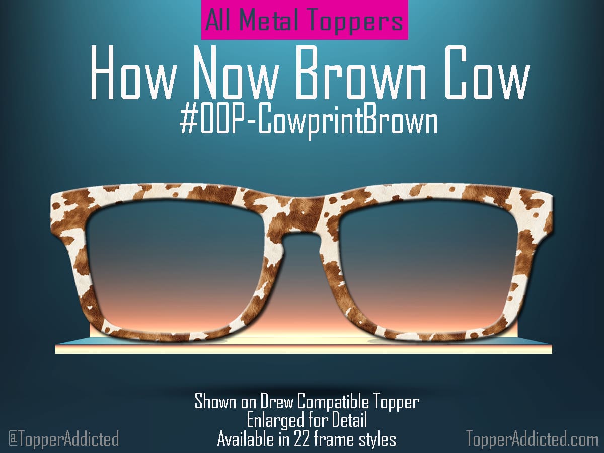 Z-Design – How Now Brown Cow – Brown Cowprint👓