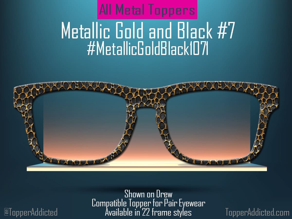 Z-Design – Metallic Gold and Black #7👓