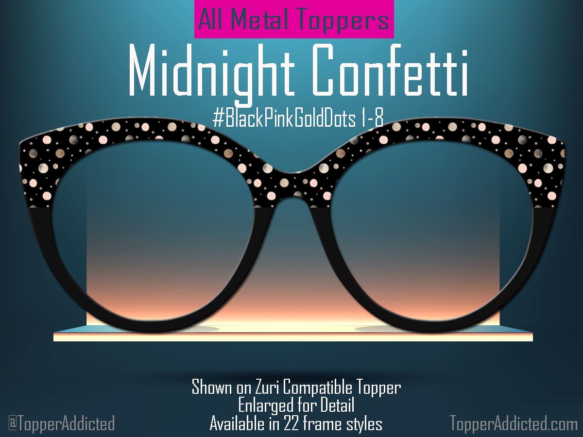 Z-Design – Midnight Confetti Magnetic Eyewear Topper👓