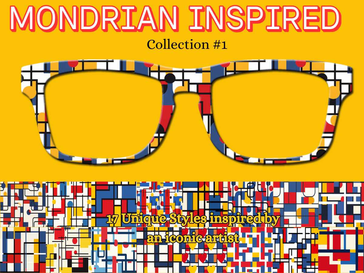 Mondrian Inspired Bright Geometry👓