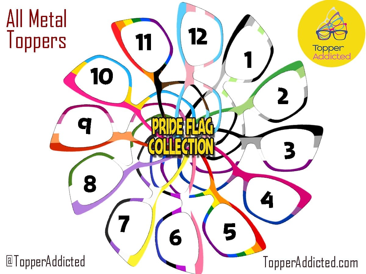 Z-Design -🌈 Pride Flag Toppers for Pair Eyewear