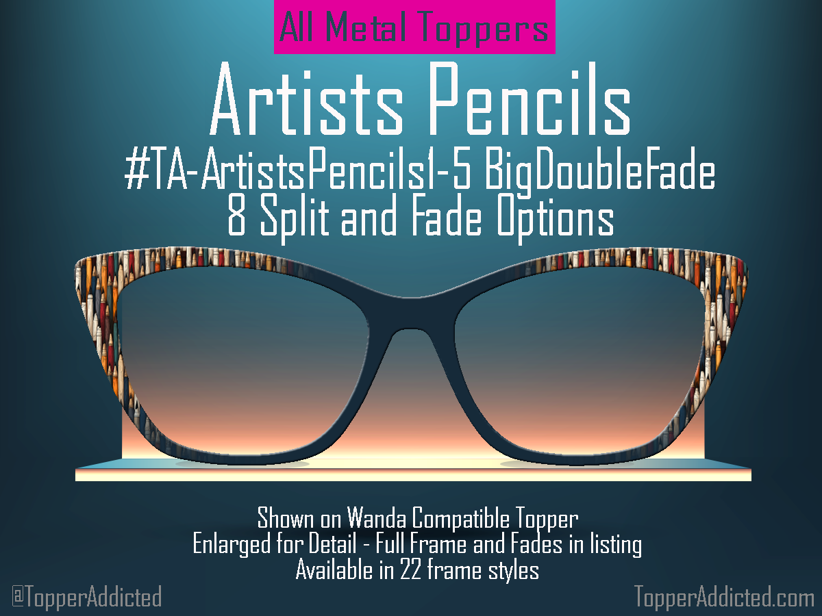 Z-Design – Artists Pencils Metal Magnetic Topper👓
