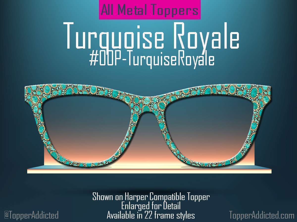 Z-Design – Turquoise Royale – Southwestern Gemstone Print👓