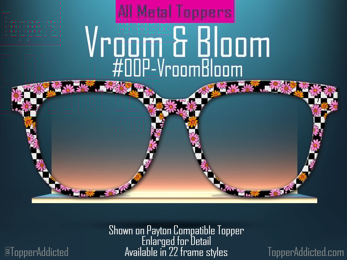 Z-Design – Vroom and Bloom | Checkerboard Floral👓