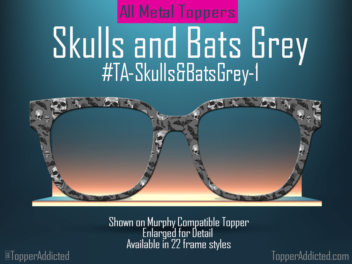 Z-Design – Bats & Skulls Spooky Toppers💀