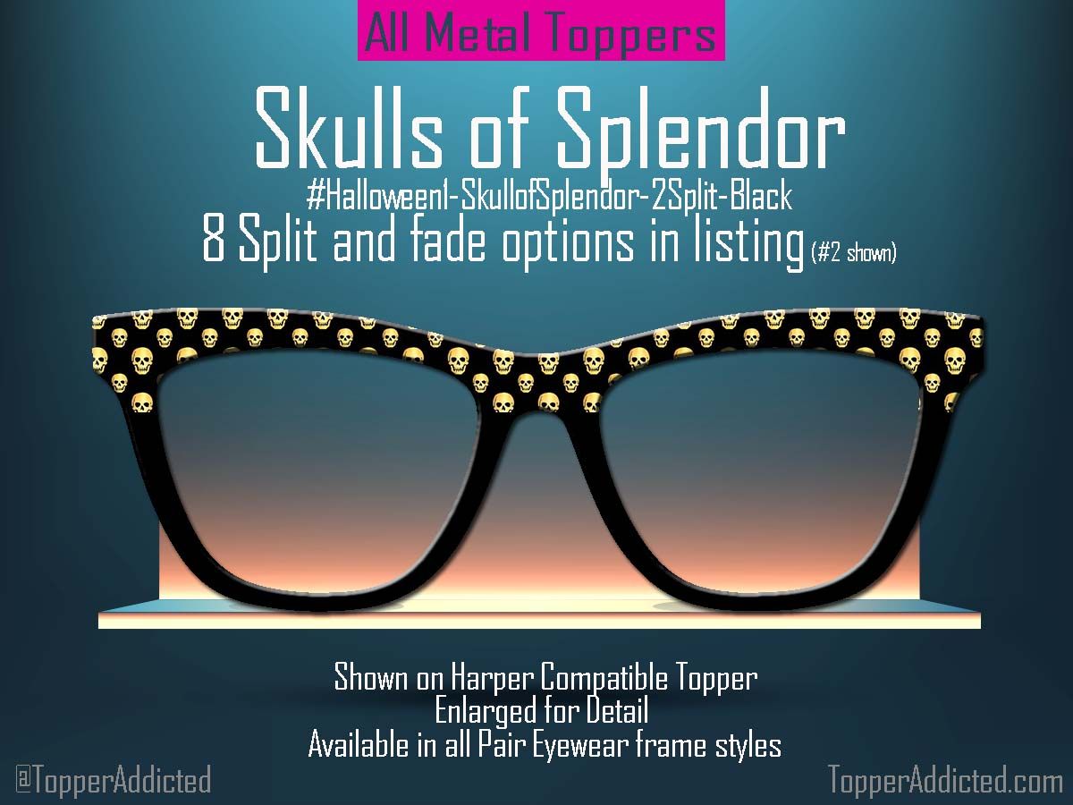 Z-Design – Skulls of Splendor – Gold Skull Toppers💀