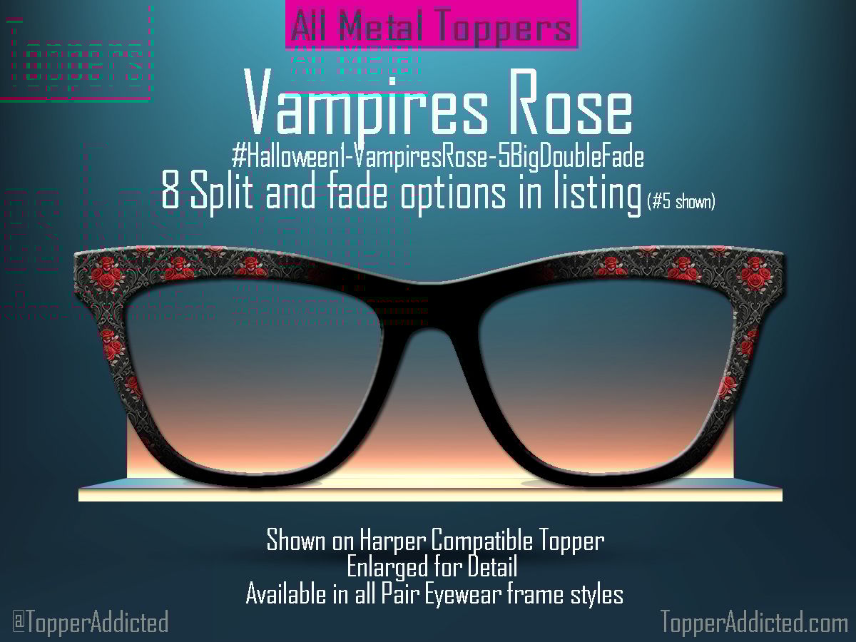 Z-Design – Vampires Rose – Gothic Halloween Topper