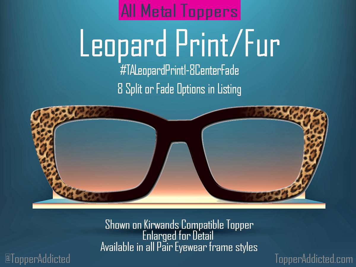 Z-Design – Leopard Print Top Frames for Pair Eyewear